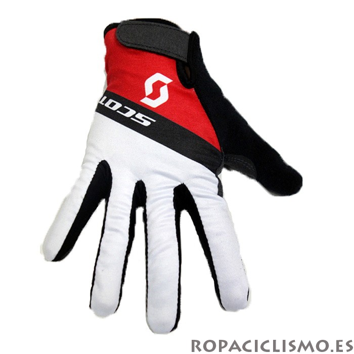 2020 Scott Guantes Largos Blanco Rojo